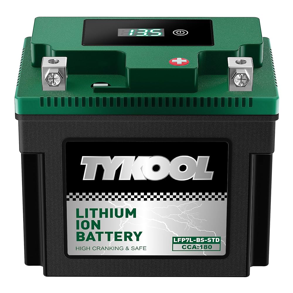 （7）maa27 Amazon.com: YTX7L-BS-STD 2X Cranking Amps,180CCA,Lithium